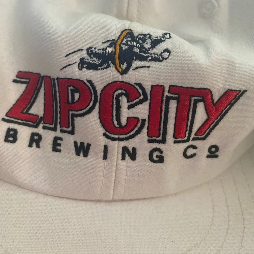 Zip City Brewing Co White NWT Hat